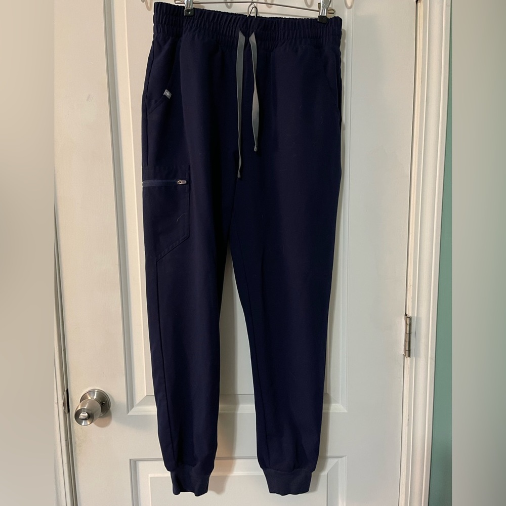 Figs high waisted Zamora scrub pant Medium Navy